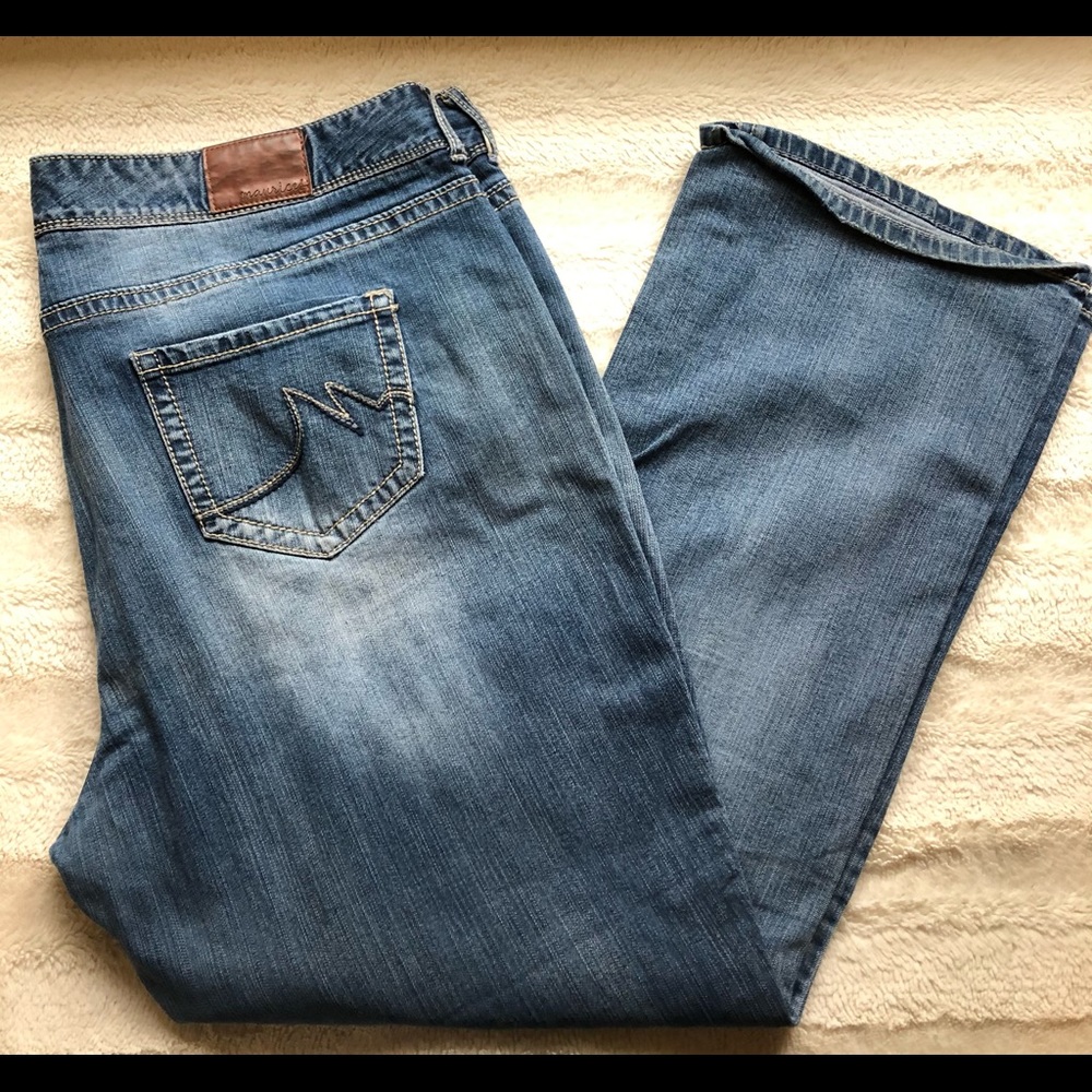 Mid-Rise, Straight-Legged, Jeans